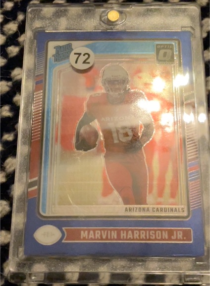 2024 Donruss Optic #72 Marvin Harrison Jr. — front