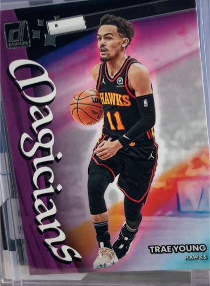 2022-23 Donruss Magicians #7 Trae Young — front