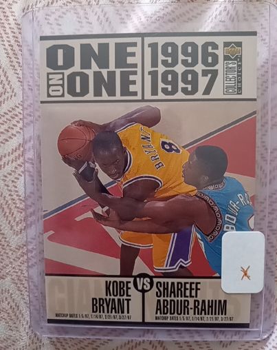 1996-97 Upper Deck Collector's Choice #361 Kobe Bryant vs Shareef Abdur-Rahim — front