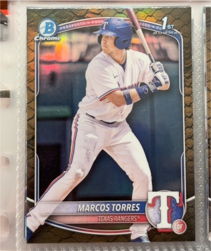 2025 Bowman Chrome #BP-94 Marcos Torres — front