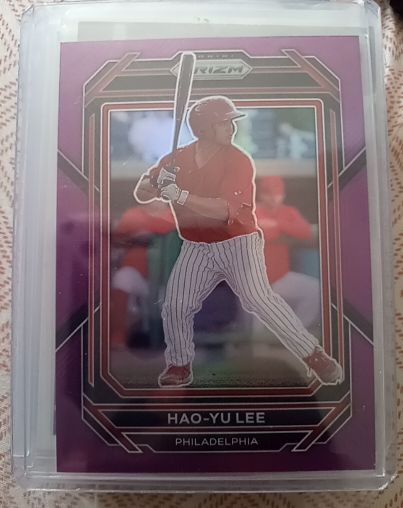 2023 Panini Prizm #44 Hao-Yu Lee — front