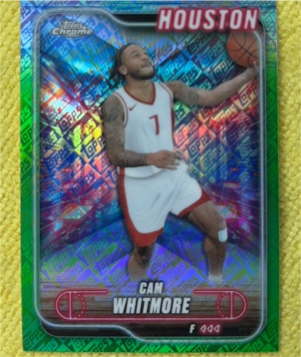 2024-25 Topps Chrome #140 Cam Whitmore — front