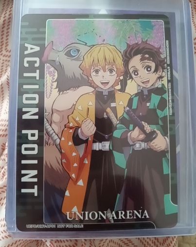 Union Arena Demon Slayer Action Point UAPR/KMY-AP01 Tanjiro Kamado — front