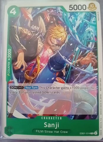 2025 One Piece Card Game EB01-014 Sanji — front