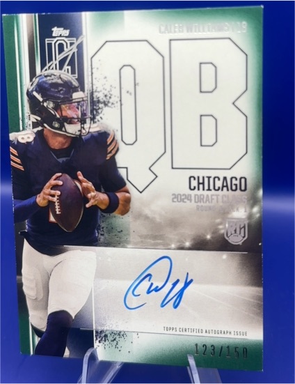 2024 Topps Signature Class #RCA-CW Caleb Williams — front