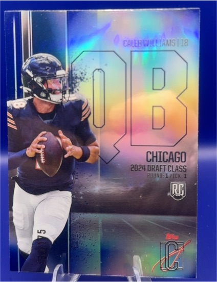 2024 Topps Signature Class QB Caleb Williams — front