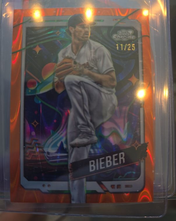 2024 Topps Cosmic Chrome #106 Shane Bieber — front