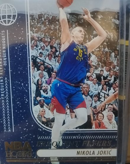 2024-25 Panini NBA Hoops #8 Nikola Jokic Frequent Flyers — front