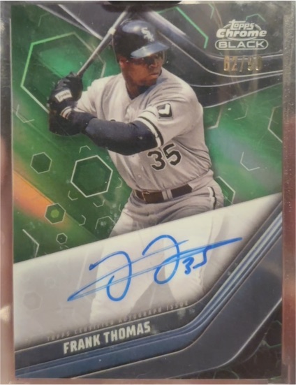 2023 Topps Chrome Black #CBA-FT Frank Thomas — front