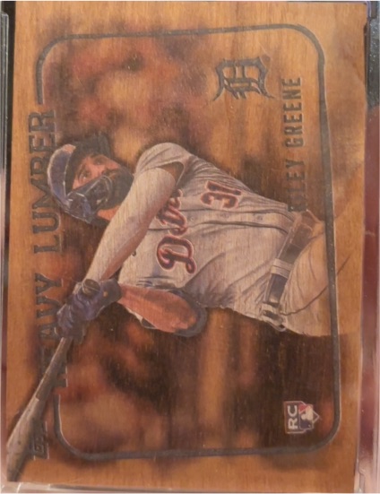 2023 Topps Update Heavy Lumber #HL-48 Riley Greene RC — front