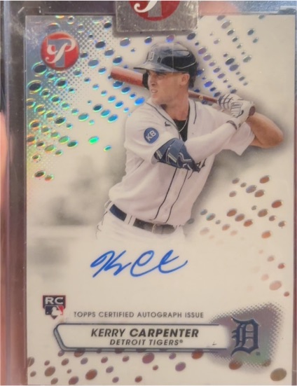 2023 Topps Pristine #PA-KCA Kerry Carpenter RC — front