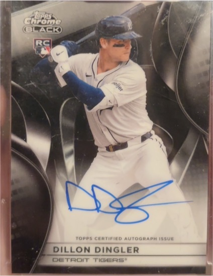 2025 Topps Chrome Black #CBA-DD Dillon Dingler — front