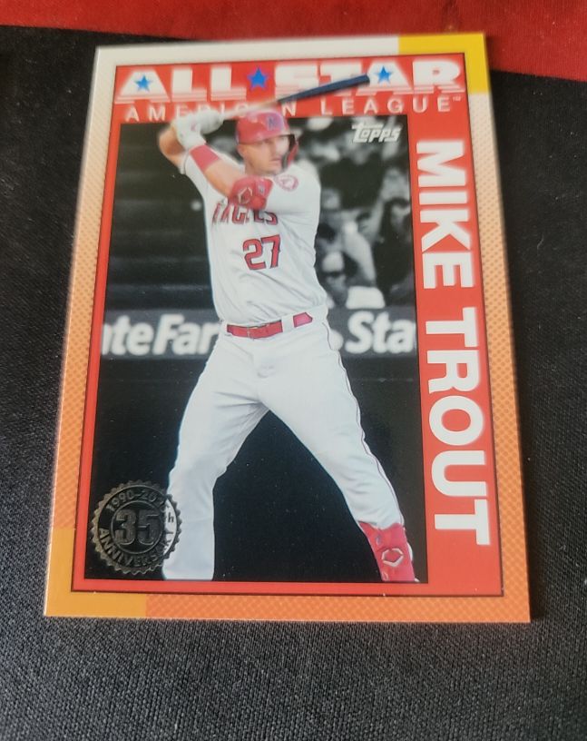 2025 Topps Series 2 #90AS-10 Mike Trout 1990 All-Stars — front