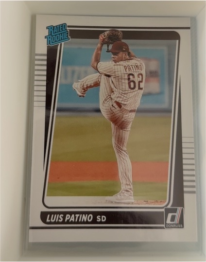 2021 Donruss #55 Luis Patino Rated Rookie — front