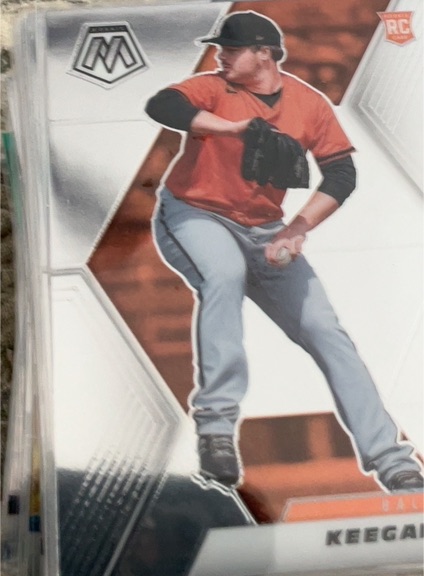 2021 Panini Mosaic #239 Keegan Akin — front