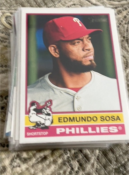 2025 Topps Heritage #250 Edmundo Sosa — front
