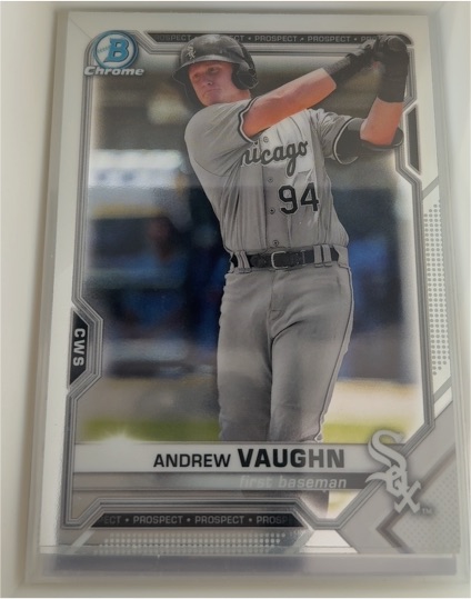 2021 Bowman Chrome #BCP-88 Andrew Vaughn — front