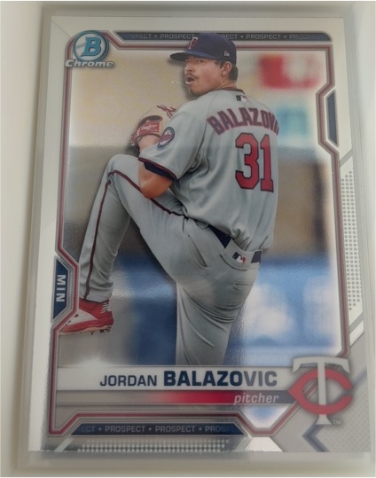 2021 Bowman Chrome Prospects #BCP-61 Jordan Balazovic — front