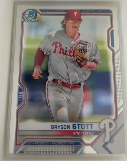 2021 Bowman Chrome Prospects #BCP-17 Bryson Stott — front