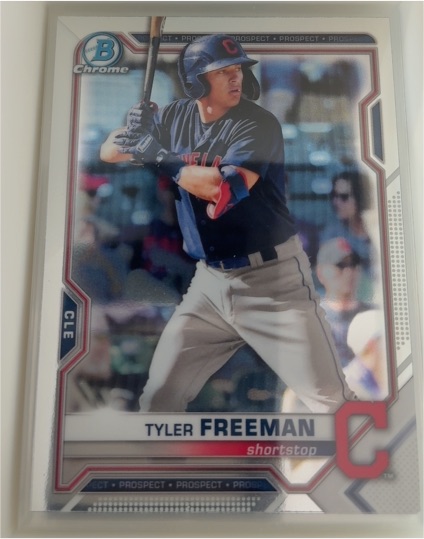 2021 Bowman Chrome #BCP-119 Tyler Freeman — front