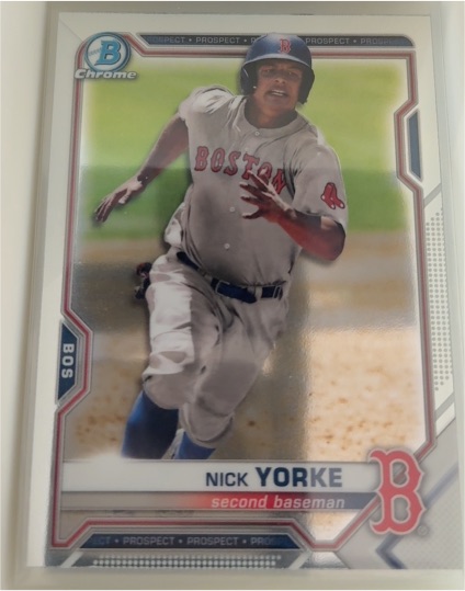 2021 Bowman Chrome Prospects #BCP-114 Nick Yorke — front