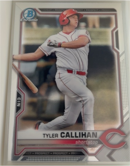 2021 Bowman Chrome #BCP-91 Tyler Callihan — front