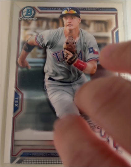 2021 Bowman Chrome Prospects #BP-38 Josh Jung — front