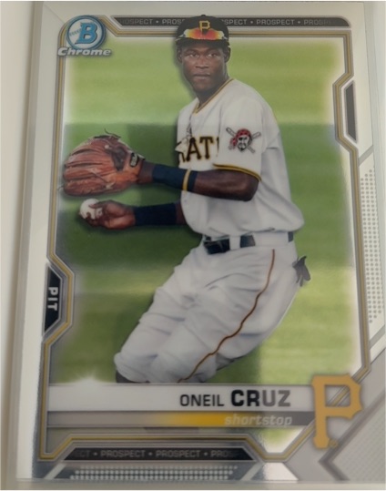 2021 Bowman Chrome #BCP-24 Oneil Cruz — front