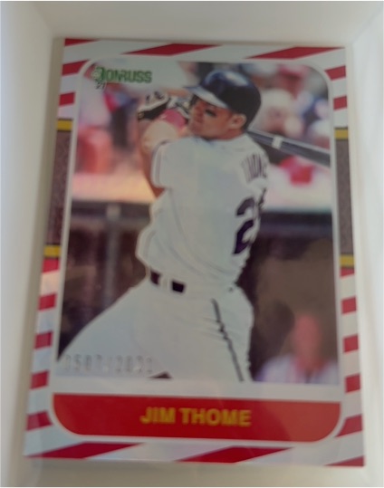 2021 Donruss Red #216 Jim Thome — front
