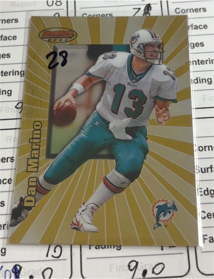 1998 Bowman's Best #80 Dan Marino — front