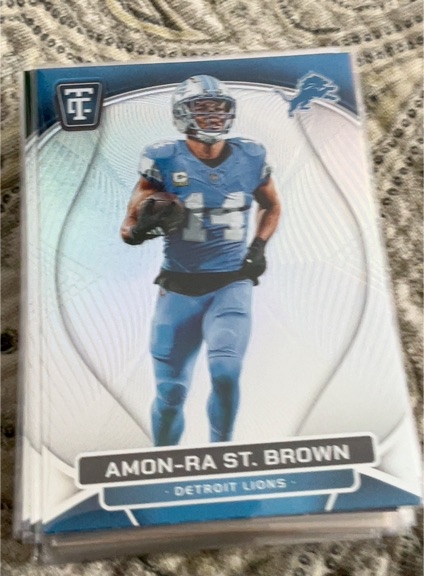 2024 Panini Totally Certified #28 Amon-Ra St. Brown — front