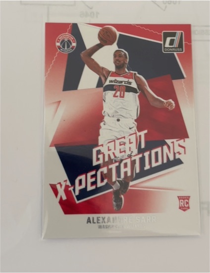 2024-25 Donruss Great X-Pectations #20 Alexandre Sarr — front