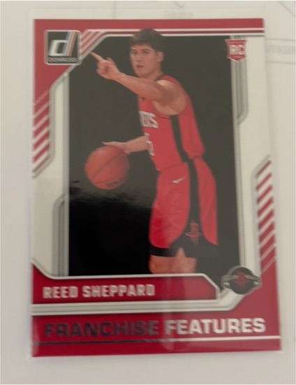 2024-25 Donruss #24 Reed Sheppard Franchise Features — front