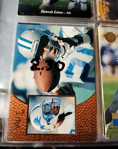 1996 Select #76 Barry Sanders — front
