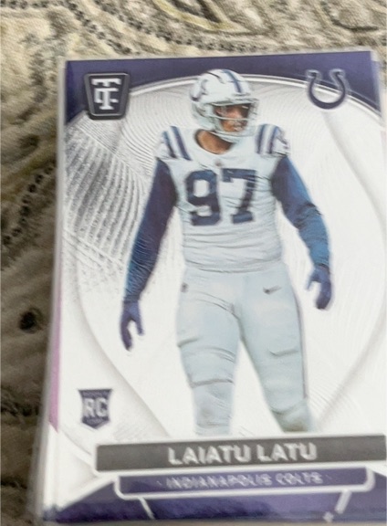 2024 Panini Totally Certified #156 Laiatu Latu — front