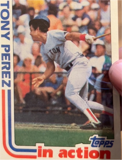 1982 Topps #256 Tony Perez — front