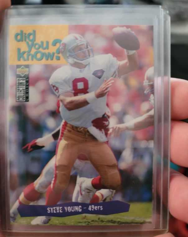 1995 Collector's Choice #43 Steve Young — front