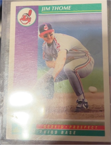 1992 Score #859 Jim Thome — front