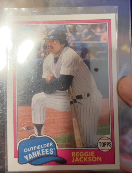 1981 Topps #650 Reggie Jackson — front