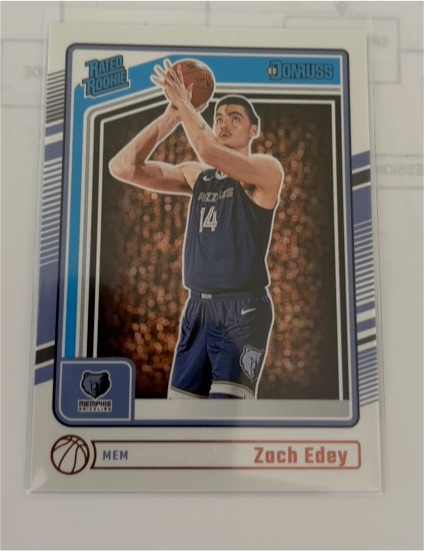 2024-25 Panini Donruss #239 Zach Edey — front