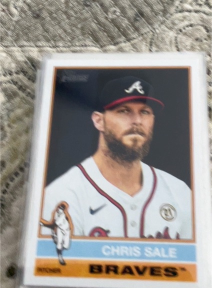 2025 Topps Heritage #257 Chris Sale — front