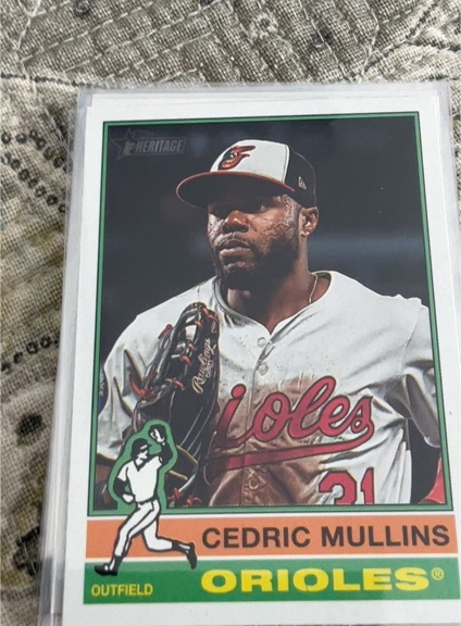 2025 Topps Heritage #166 Cedric Mullins — front
