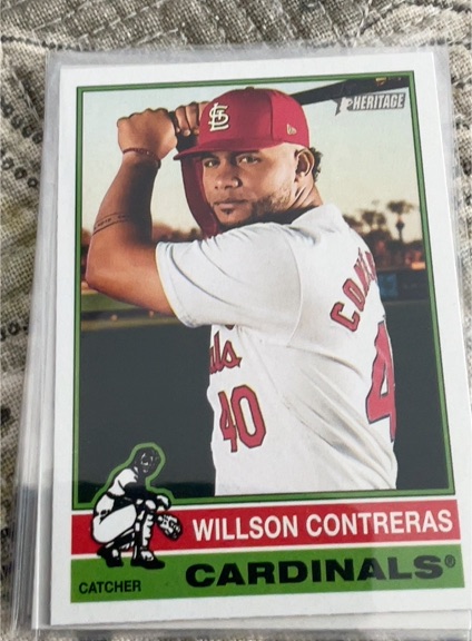 2025 Topps Heritage #218 Willson Contreras — front