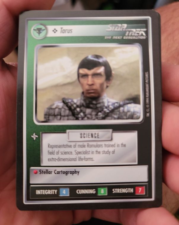 1994 Star Trek The Next Generation CCG #4PR Tarus — front