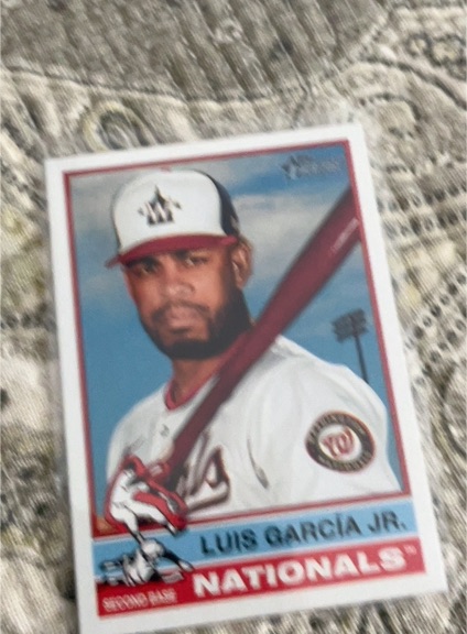 2025 Topps Heritage #239 Luis Garcia Jr. — front