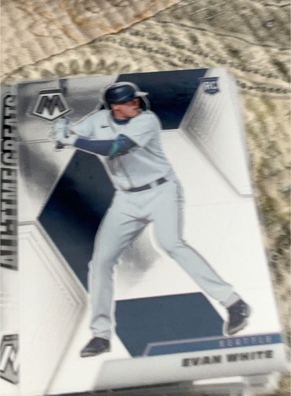 2021 Panini Mosaic #208 Evan White — front