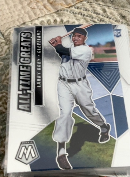 2021 Panini Mosaic All-Time Greats #ATG10 Larry Doby — front