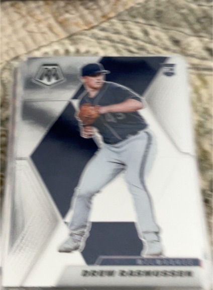 2021 Panini Mosaic #223 Drew Rasmussen — front