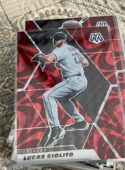 2021 Panini Mosaic Baseball #11 Lucas Giolito — front