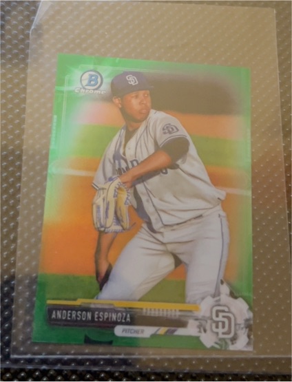 2017 Bowman Chrome #BCP54 Anderson Espinoza — front